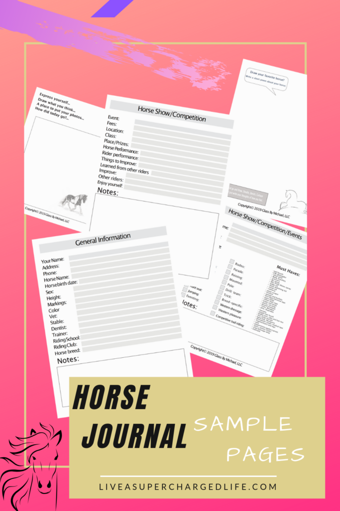 Horse Sample Pages