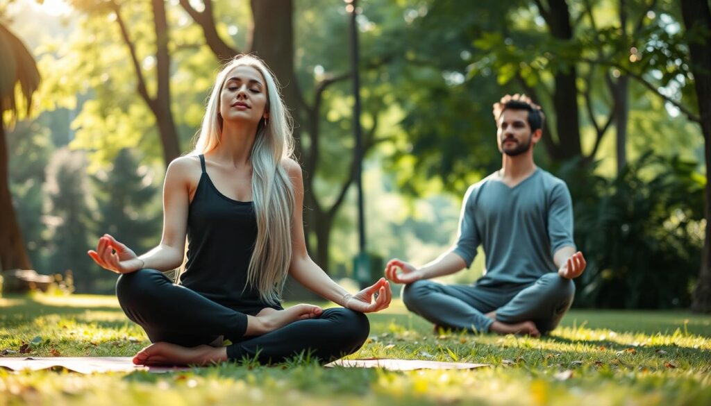 couple practicing mindfulness
